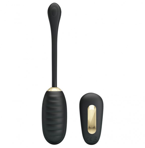 PRETTY LOVE - Royal Pleasure Wireless Remote Vibrating Egg (Chargeable - Black Gold) PRETTY LOVE - Royal Pleasure Wireless Remote Vibrating Egg (Chargeable - Black Gold)